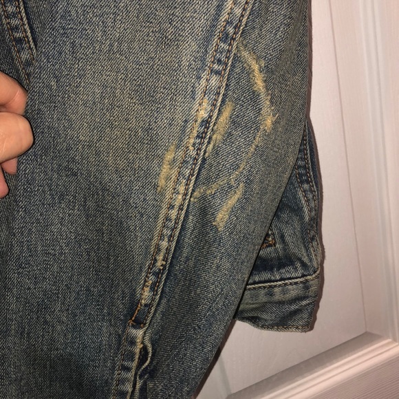 Abercrombie distressed Jean jacket (#2) - Picture 3 of 8